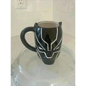 Black Panther Marvel Comics Coffee Mug Cup Avengers Zak! Mask Black Handle